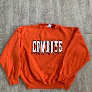 Vintage Oklahoma State Crew Neck Pullover